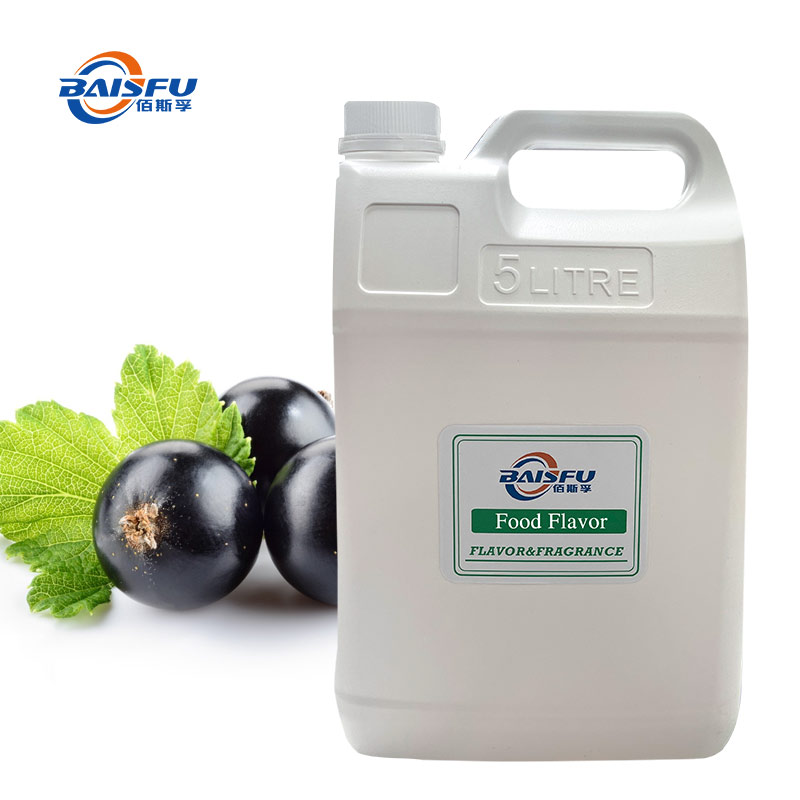 Baisfu Blackcurrant Flavor Top Grade Food Flavor For Sweet Dessert Ice Cream Beverages Solid Drinks
