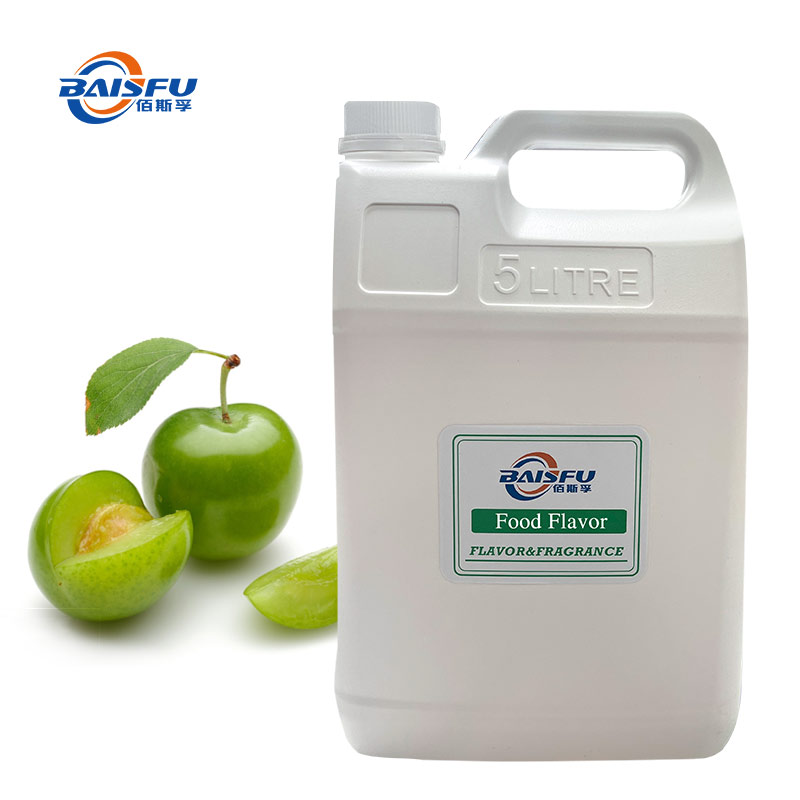 Green Plum Flavor Mellow flavor Green Plum flavor Free Sample edible flavor fruit essence for Juice Drink Bakery Candy and Other Foods